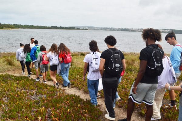 politecnico Em Óbidos realizaram um dos percursos da Ecovia da Lagoa