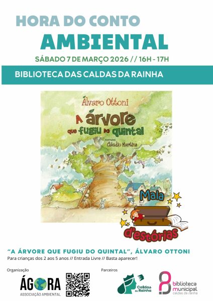 hora do conto ambiental marco 2026 cartaz